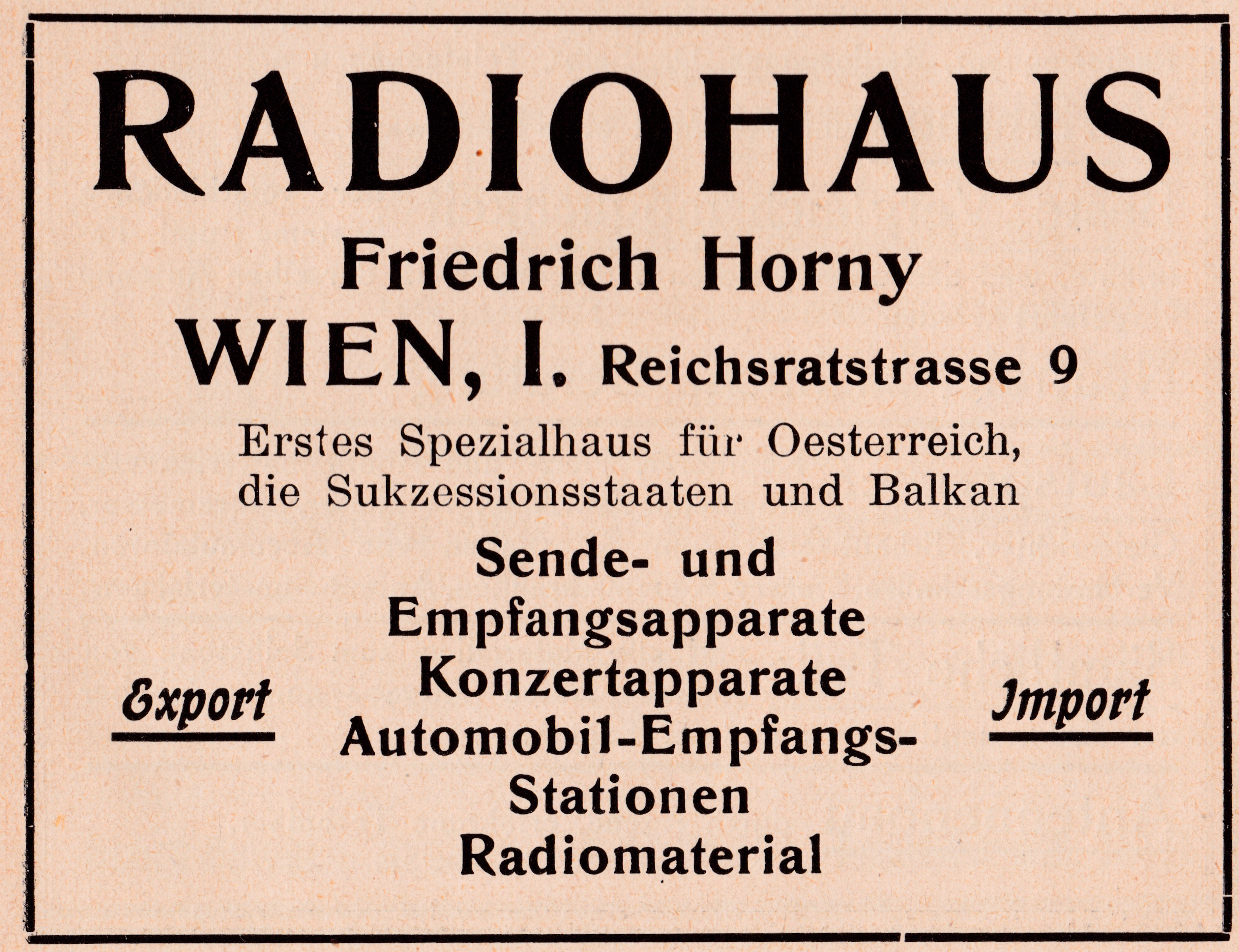 Radiohaus Horny