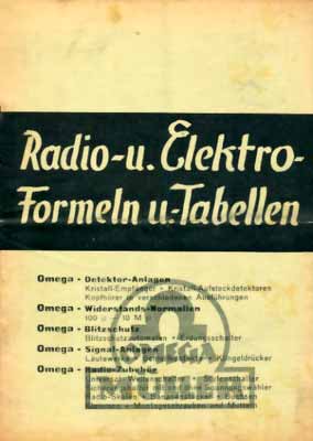 Radio- u. Elektro-Formeln u -Tabellen