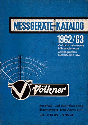 Völkner Messgeräte-Katalog 1962/63