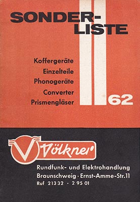 Völkner Sonderliste II/62