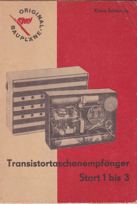 Original-Bauplan 1 - Transistortaschenempfänger Start 1 bis 3 (1. Auflage)