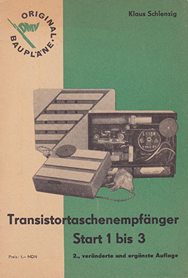 Original-Bauplan 1 - Transistortaschenempfänger Start 1 bis 3 (2. Auflage)