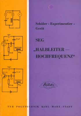 Schüler-Experimentier-Gerät SEG Halbleiter-Hochfrequenz