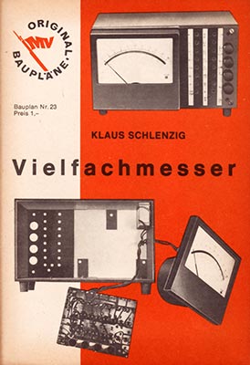 Original-Bauplan 23 - Vielfachmesser (1. Auflage)