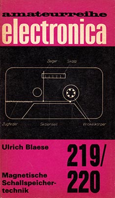 electronica 217 / 218 - Magnetische Schallspeichertechnik