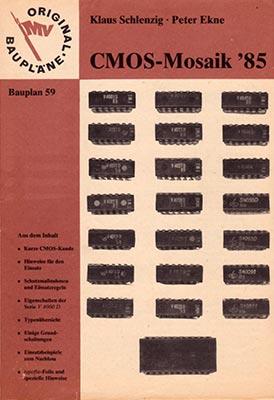 Original-Bauplan 59 - CMOS-Mosaik ’85 (1. Auflage)