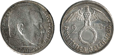 1939 - 2 Reichsmark