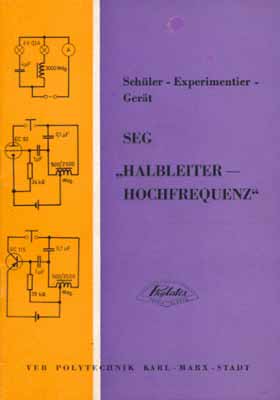 Schüler-Experimentier-Gerät SEG Halbleiter-Hochfrequenz