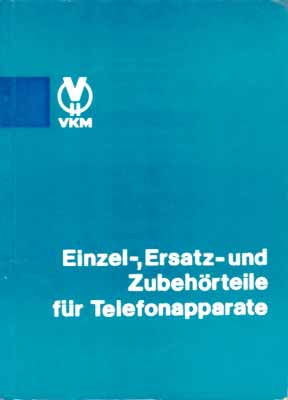 Einzel-, Ersatz- und Zubehörteile für Telefonapparate