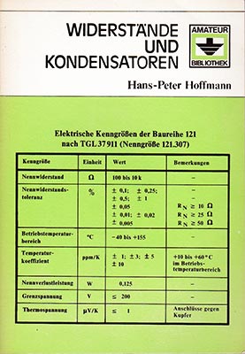 Widerstände und Kondensatoren (1. Auflage)
