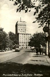 Fernsehsender Leipzig Karl-Marx-Hochhaus 1960