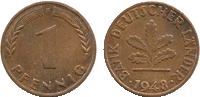 1948 - 1 Pfennig BRD